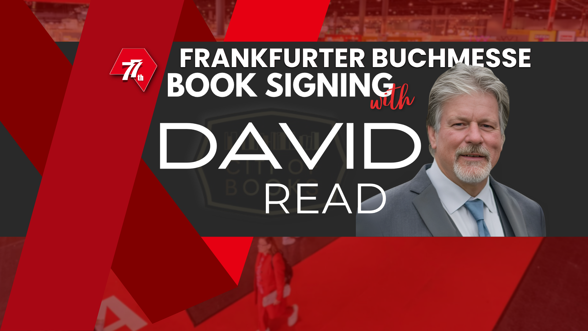 David Read's Successful Book Signing at the 77th Frankfurter Buchmesse ...