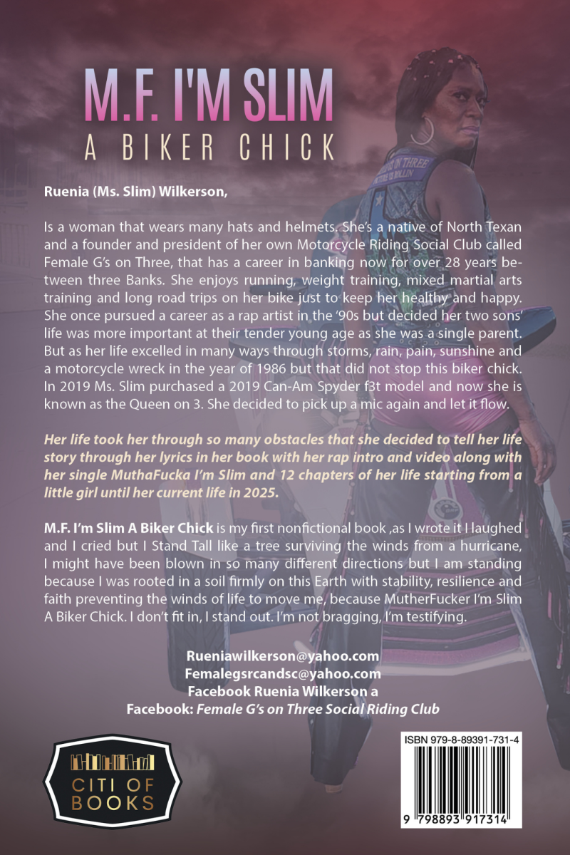 M.F. I'm Slim A Biker Chick - Image 2