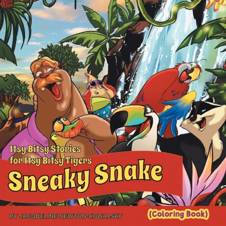 Itsy Bitsy Stories for Itsy Bitsy Tigers: Sneaky Snake (Coloring Book)